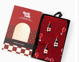 Wine Bamboo Socks Matchbox Giftset