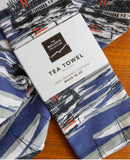 The Bulloch Collection, Waverley Tea Towel, Navy Blue