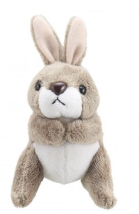 Grey Rabbit Finger Puppet