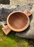 2.5" Celtic Wooden Quaich