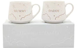 Bambino Set of 2 New Mummy & Daddy Mugs