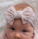 Bunnies Top Bow Turban Headband