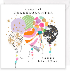 Special Granddaughter, Happy Birthday