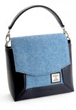 Harris Tweed Highland Messenger Handbag in Sky Blue
