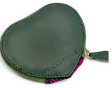 Harris Tweed Heart Purse in Baird Check