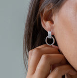 Contrasting Chunky Stud Earrings