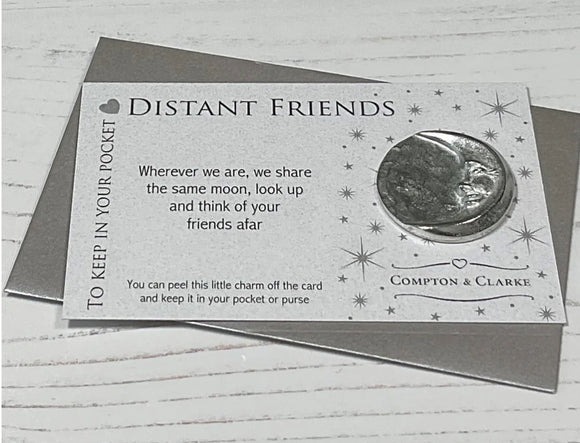 Pocket Charm Card - Distant Friends