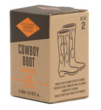 Cowboy Boot Shot Glasses, Set of 2