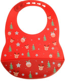 Catch It Silicone Bib - Christmas