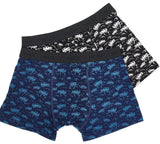 Eco-Chic Eco Friendly Men's Bamboo Boxers Land Rovers Size Medium