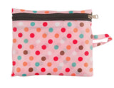 Eco Chic Foldable Reusable Large Shopping Bag Polka Dots
