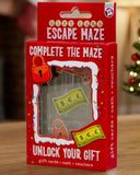 Christmas Gift Card Escape Maze