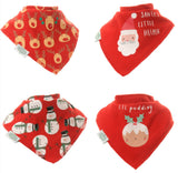 Christmas Reds Bib Set