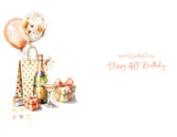 40th Birthday Card