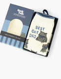 Cat Dad Combed Cotton Socks Matchbox Giftset