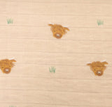 Highland Cow Muslin Square