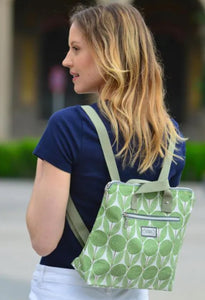 Spring Bloom Backpack Tote Bag