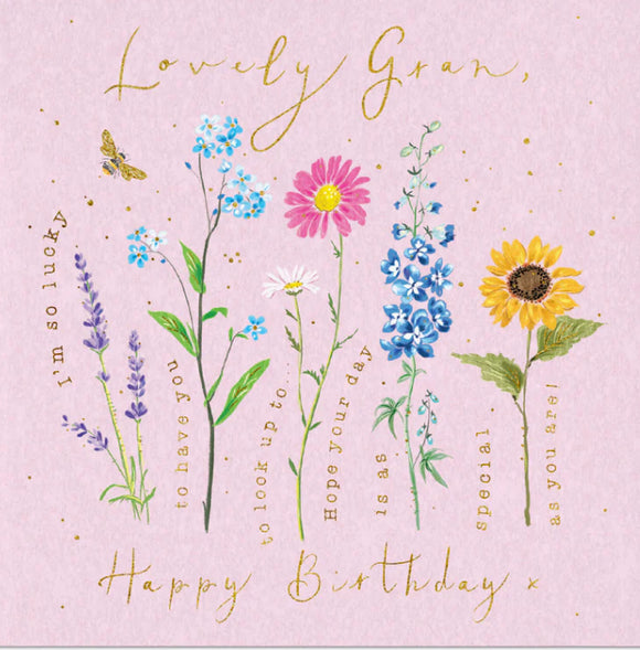 Lovely Gran Birthday Card
