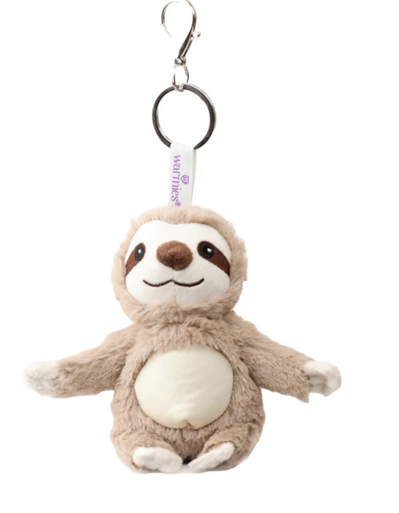 Warmies® Brown Sloth Bag Charm