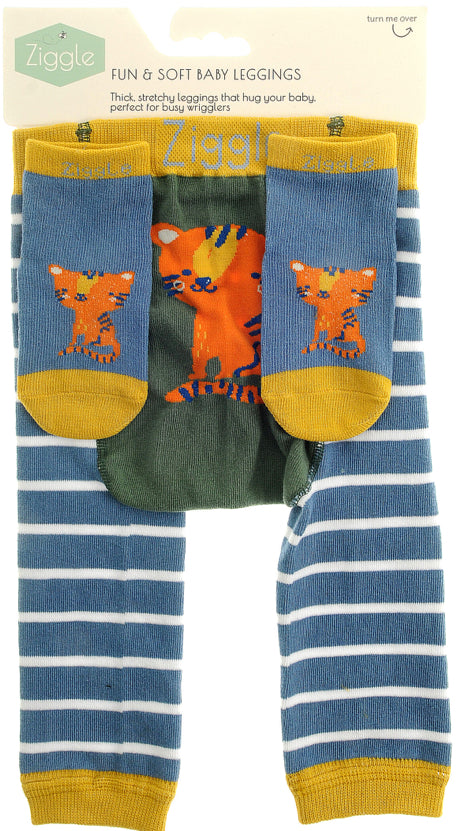 Savannah Tiger Leggings And Socks Set (0 - 6 Months)