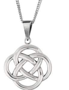 Celtic Knot Silver Pendant