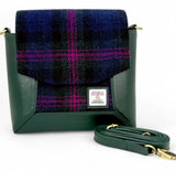 Harris Tweed Highland Messenger Handbag in Baird Check
