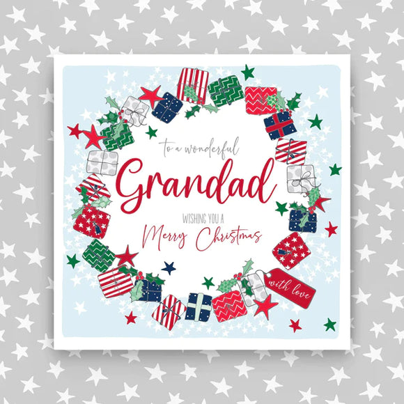 Grandad - Wreath Christmas Card
