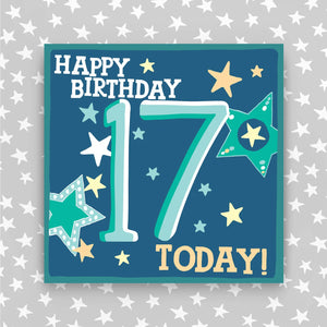 Happy Birthday 17 Today - Blue