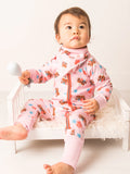 Bonnie Highland Cow Zip-Up Romper Age 0-3 months