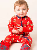 Hamish Highland Cow Zip-Up Romper Age 6-12 months