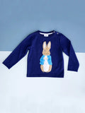 Peter Rabbit Navy Top Age 0-6 months