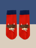 Hamish Highland Cow Socks Age 0-6 months