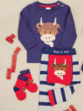 Hamish Highland Cow Socks Age 0-6 months