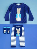 Peter Rabbit Navy Socks Age 6-12 months