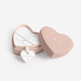 Heart Jewellery Box with 'Wonderful Mum' A Little Bracelet In Silver Plating