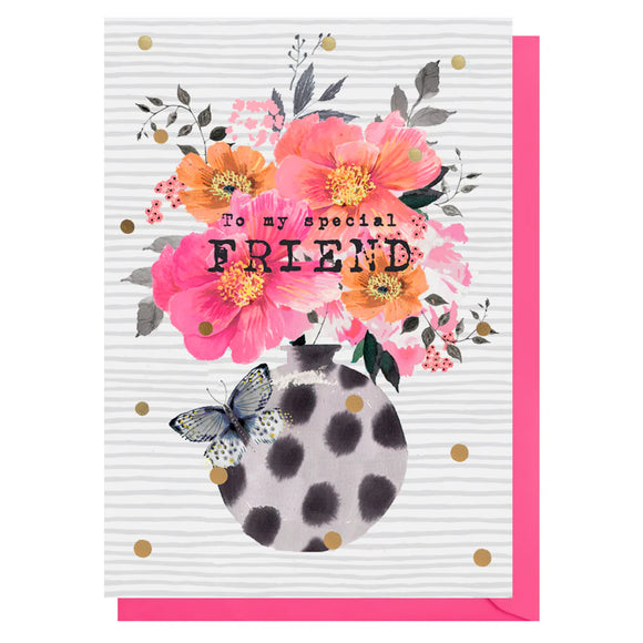 To My Special Friend, Spotty Vase