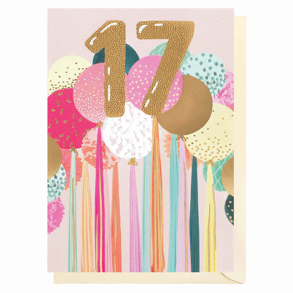 17th Birthday Balloons