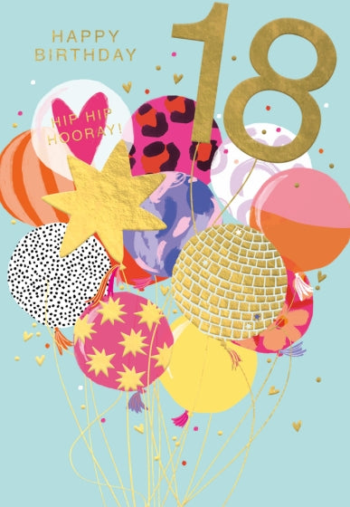 18 Birthday Balloons