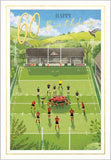 Age 60th Rugby Scrum