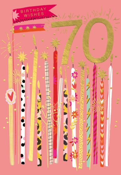 70 Birthday Candles