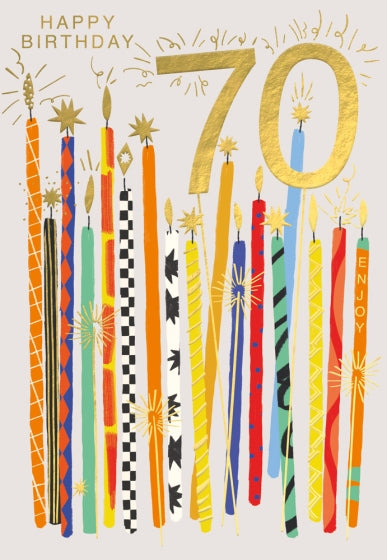 70 Birthday Candles