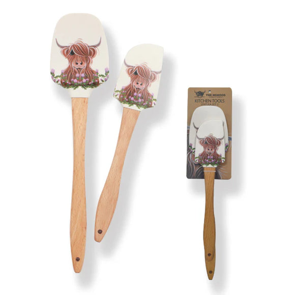 The McMoos Miss Thistle Spatula Set of 2