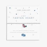 A Wee Tartan Heart Bracelet