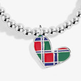 A Wee Tartan Heart Bracelet