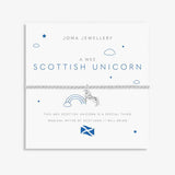 A Wee 'Scottish Unicorn' Bracelet in Silver Plating
