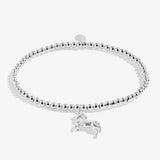 A Wee 'Scottish Unicorn' Bracelet in Silver Plating