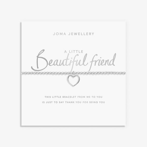 A Little 'Beautiful Friend' Bracelet In Silver Plating