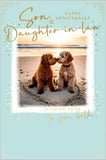 Happy Anniversary Son & Daughter in Law - 2 Dogs