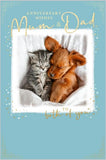 Happy Anniversary Mum & Dad - Puppy & Kitten