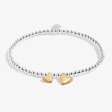 Boxed A Little 'Happy Birthday' Bracelet in Silver and Gold Plating